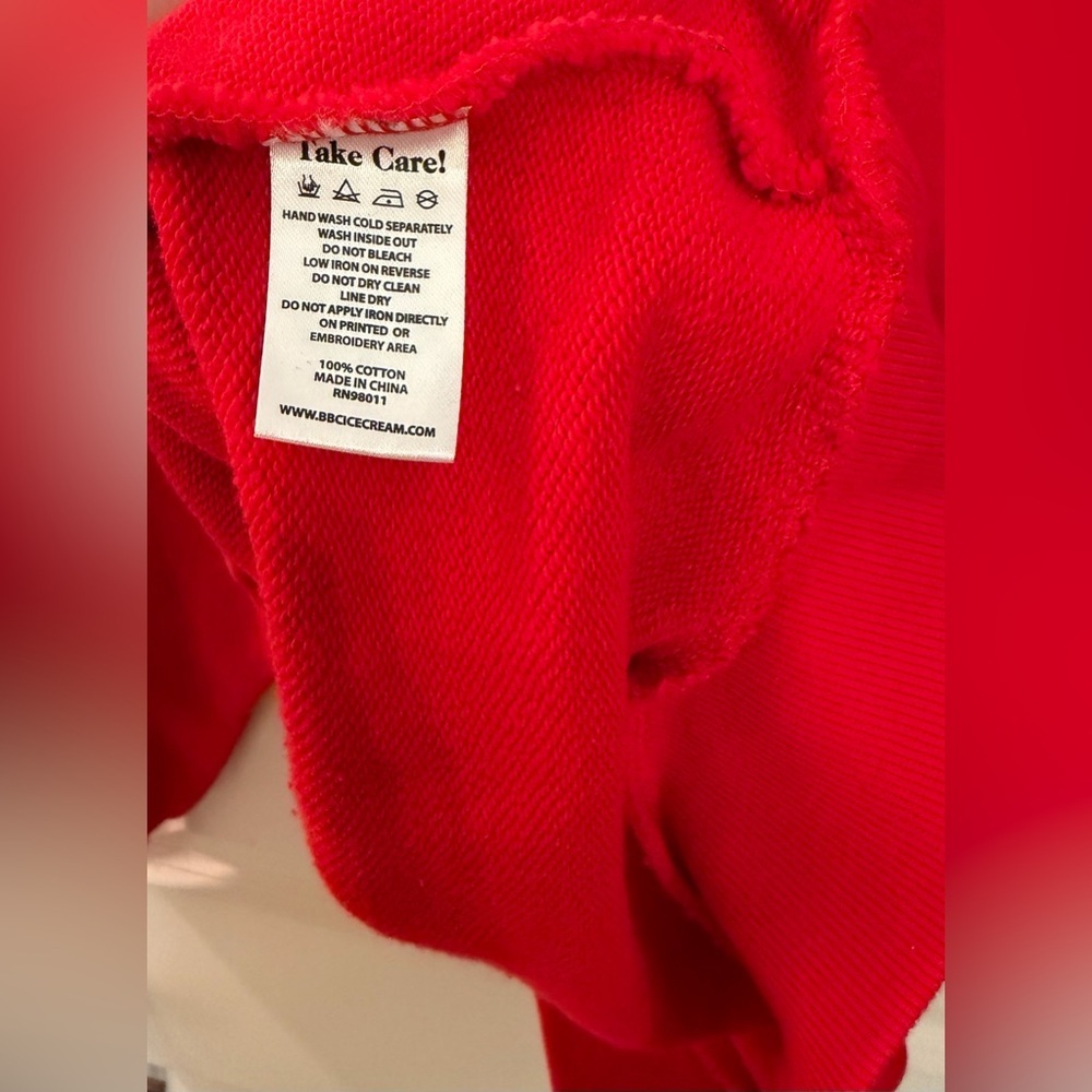 ICE CREAM Skateshake Crewneck Sweatshirt in Red, Small - Picture 13 of 15